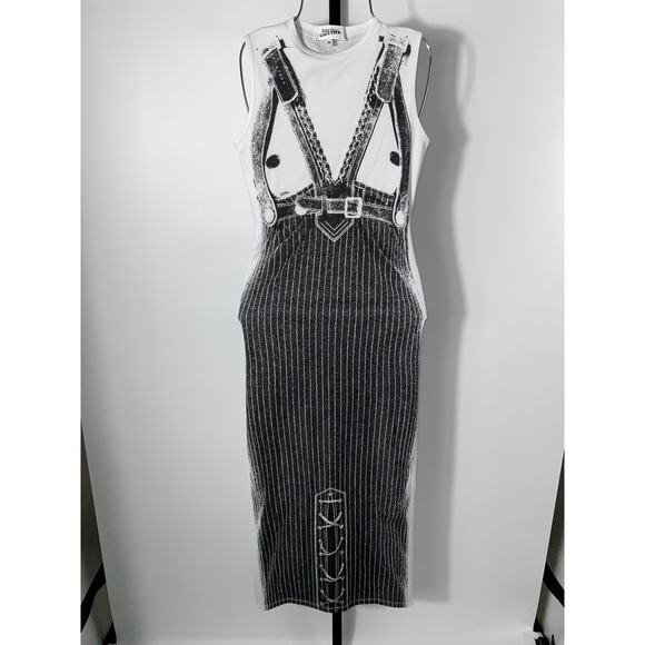 Jean Paul Gaultier Madonna Trompe L'Oeil Shirt Dress - Size XS - Picture 2 of 5